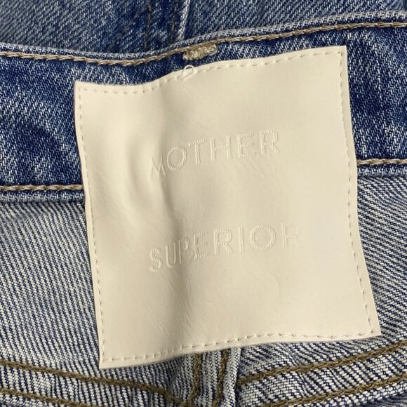 NEW MOTHER  The Bookie Flood Jeans Deans List Blue Size 29 High Rise Bootcut - Picture 5 of 11